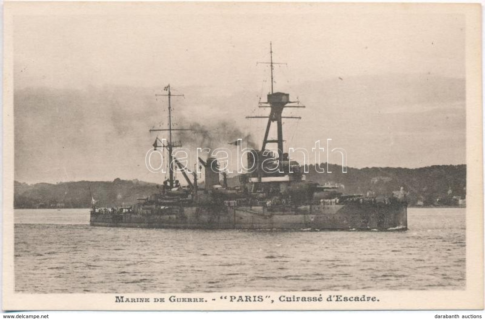 ** 10 Db RÉGI Használatlan Francia Haditengerészeti Képeslap; Csatahajók, Torpedóhajók és Tengeralattjárók / 10 Unused P - Unclassified
