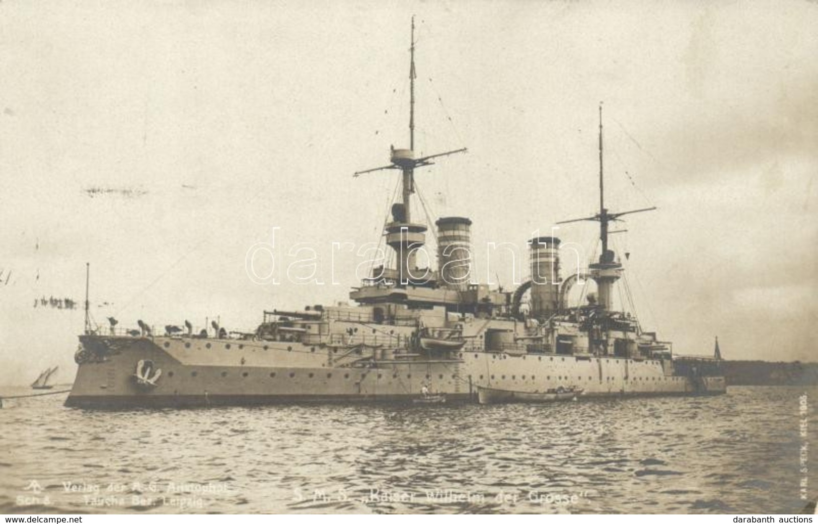* T2/T3 SMS Kaiser Wilhelm Der Grosse / German Navy (EK) - Zonder Classificatie