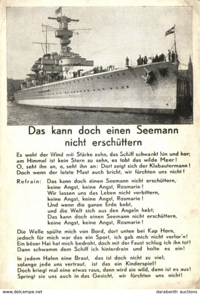 ** T3 German Navy Propaganda Song, Warship (wet Corner) - Zonder Classificatie