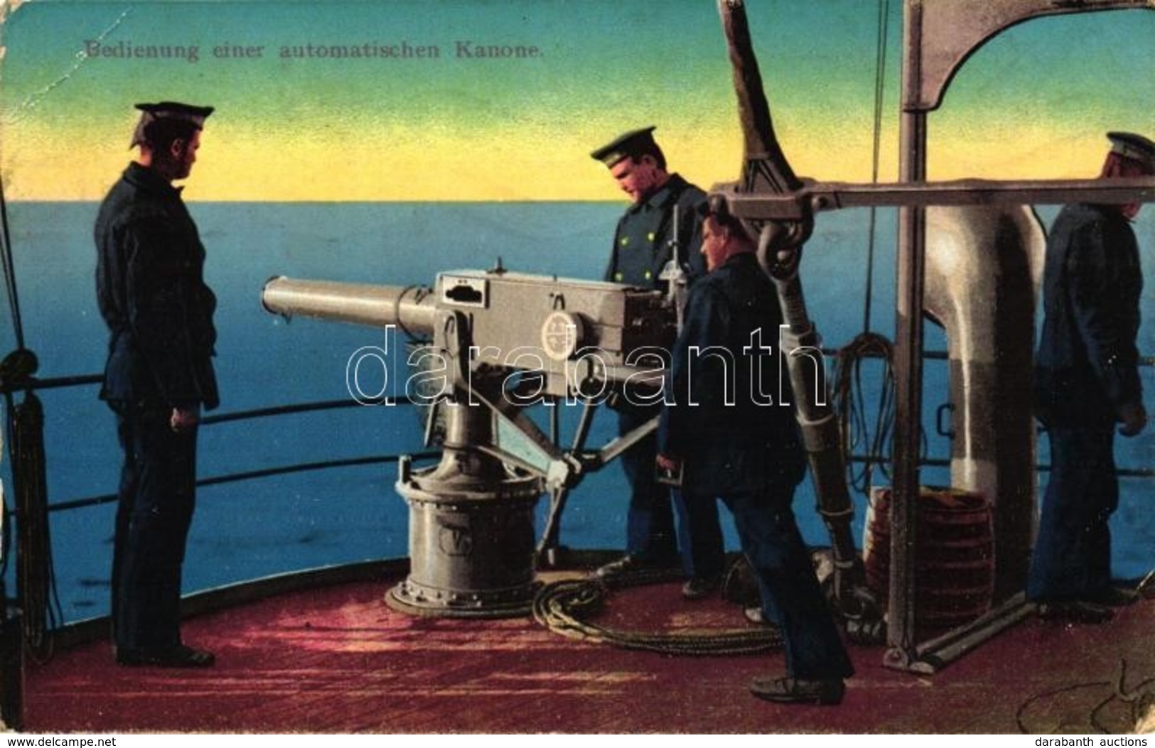 T3 1912 Bedienung Einer Automatischen Kanone; G. Costalunga, Pola / K.u.K. Navy, Automatic Cannon, Battleship (EB) - Non Classés