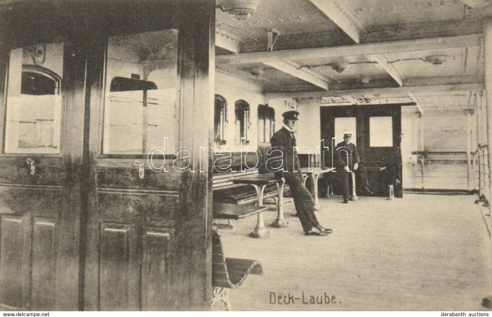 ** T1/T2 Deck-Laube; Verlag Gebr. Moehlke / Inside A German Ship - Non Classés