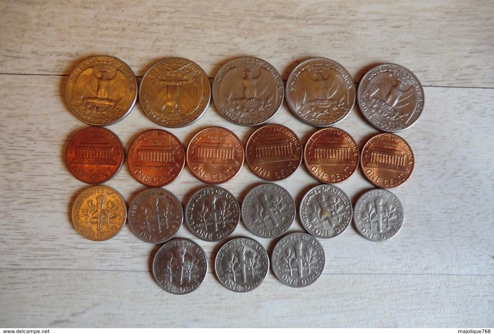 Lot De 20 Monnaies Des états-unis - - Colecciones