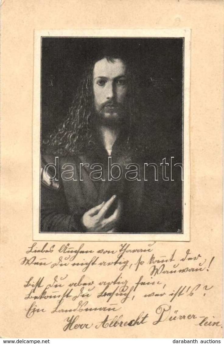 T2/T3 Albrecht Dürer / Custom Made(?) Postcard, 3Pf Ga. (EK) - Non Classés