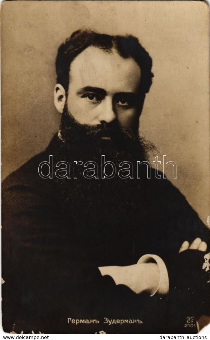 * T4 Hermann Sudermann, Prussian German Dramatist And Novelist. Photo (EM) - Unclassified