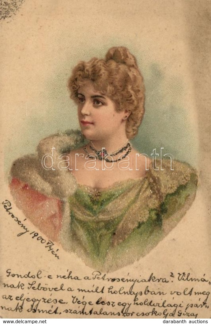 T2/T3 Lady, Decorated, Litho - Non Classés