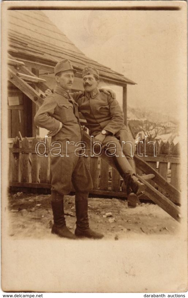 T2 1917 M. Kir. 307. Honvéd Gyalogezred IV. Zászlóalj Katonái / WWI K.u.K. Hungarian Soldiers + 'M. Kir. 307. Honvéd Gya - Non Classés