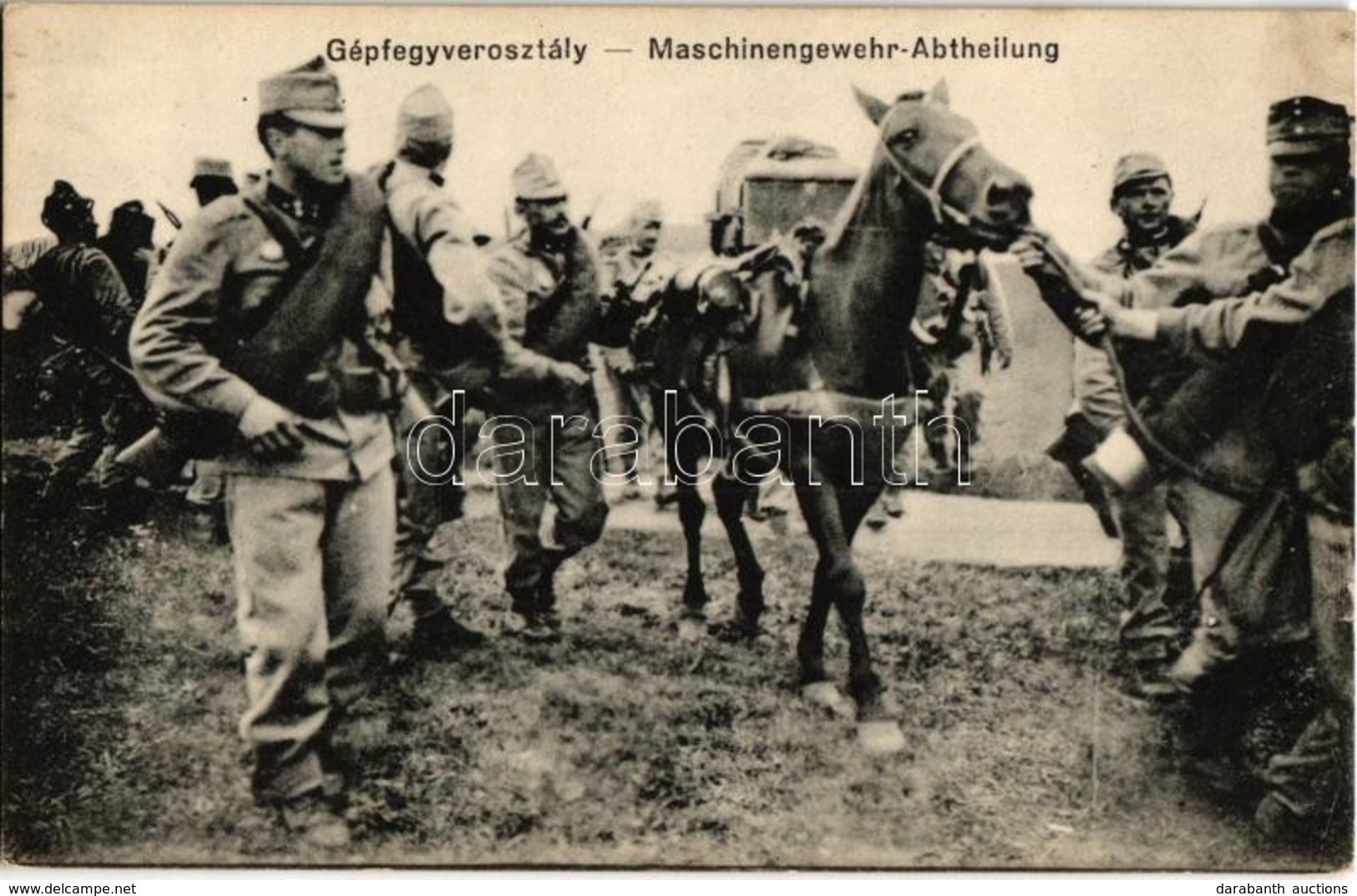 ** T2 Gépfegyverosztály / Maschinengewehr Abteilung / WWI Austro-Hungarian K.u.K. Military, Machine Gun Division - Non Classés