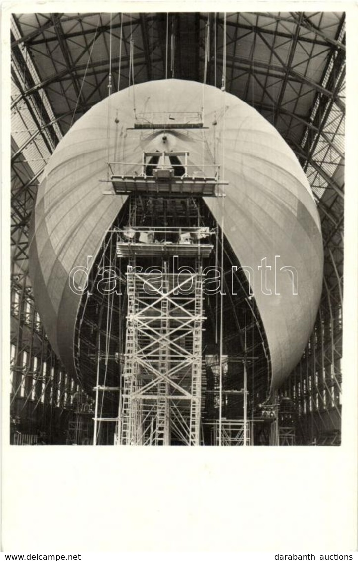 T2/T3 LZ 130 In Bau. Lichtbildabteilung Luftschiffbau Zeppelin / German Airship LZ 130 During Construction - Unclassified