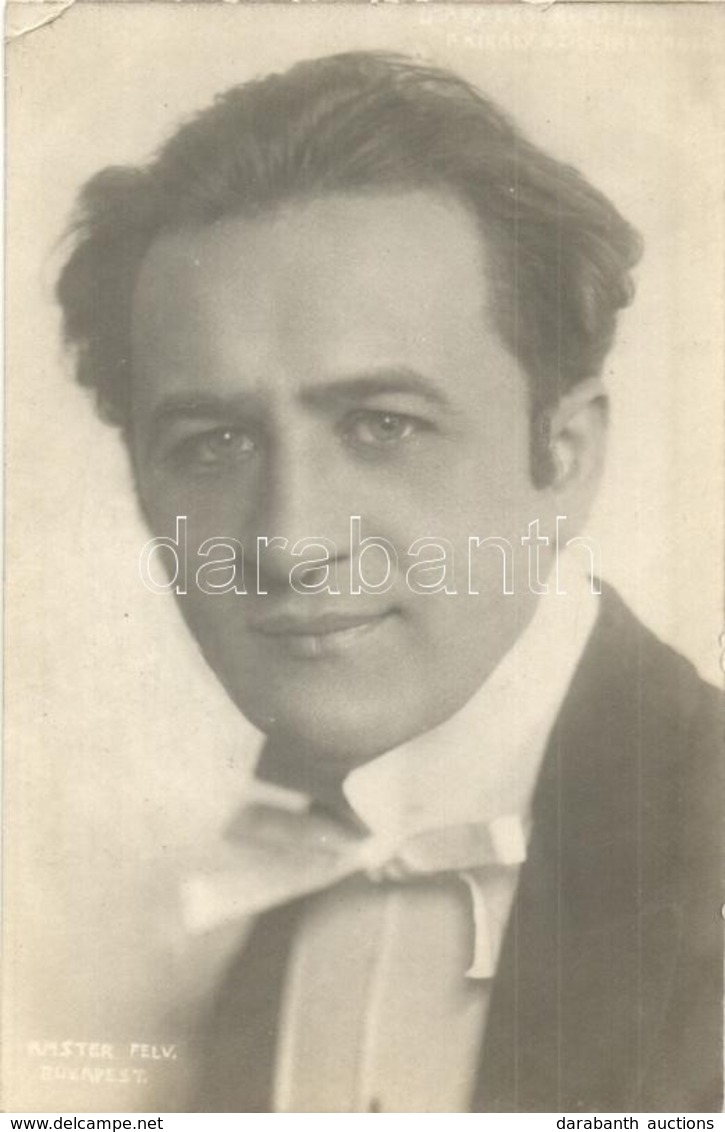 * T2 D'Arrigo Kornél ,,Vendégszerepelt A  Vígszínházban 1920. Nov. 10-én'  , Amster Felv., Budapest - Zonder Classificatie