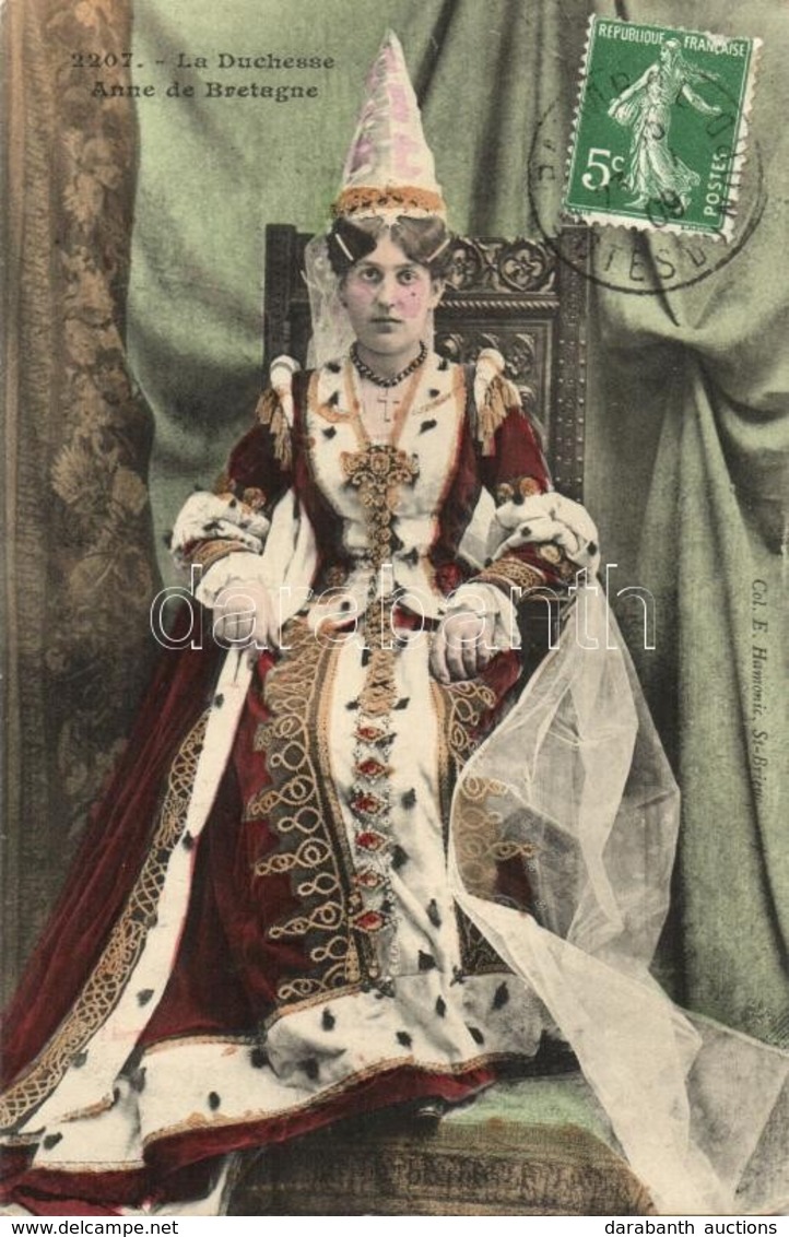 T2 La Duchesse Anne De Bretagne / Lady Dressed As Anne Of Britanny, Duchess Of Bretagne - Unclassified