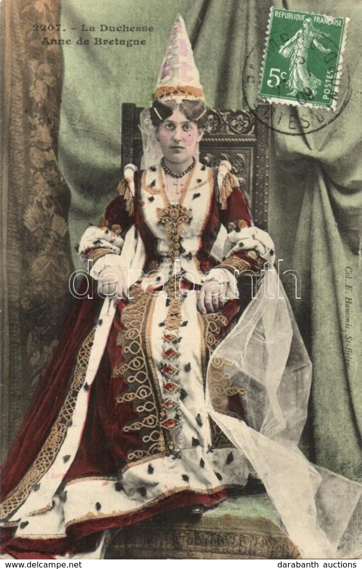 T2 La Duchesse Anne De Bretagne / Lady Dressed As Anne Of Britanny, Duchess Of Bretagne - Ohne Zuordnung