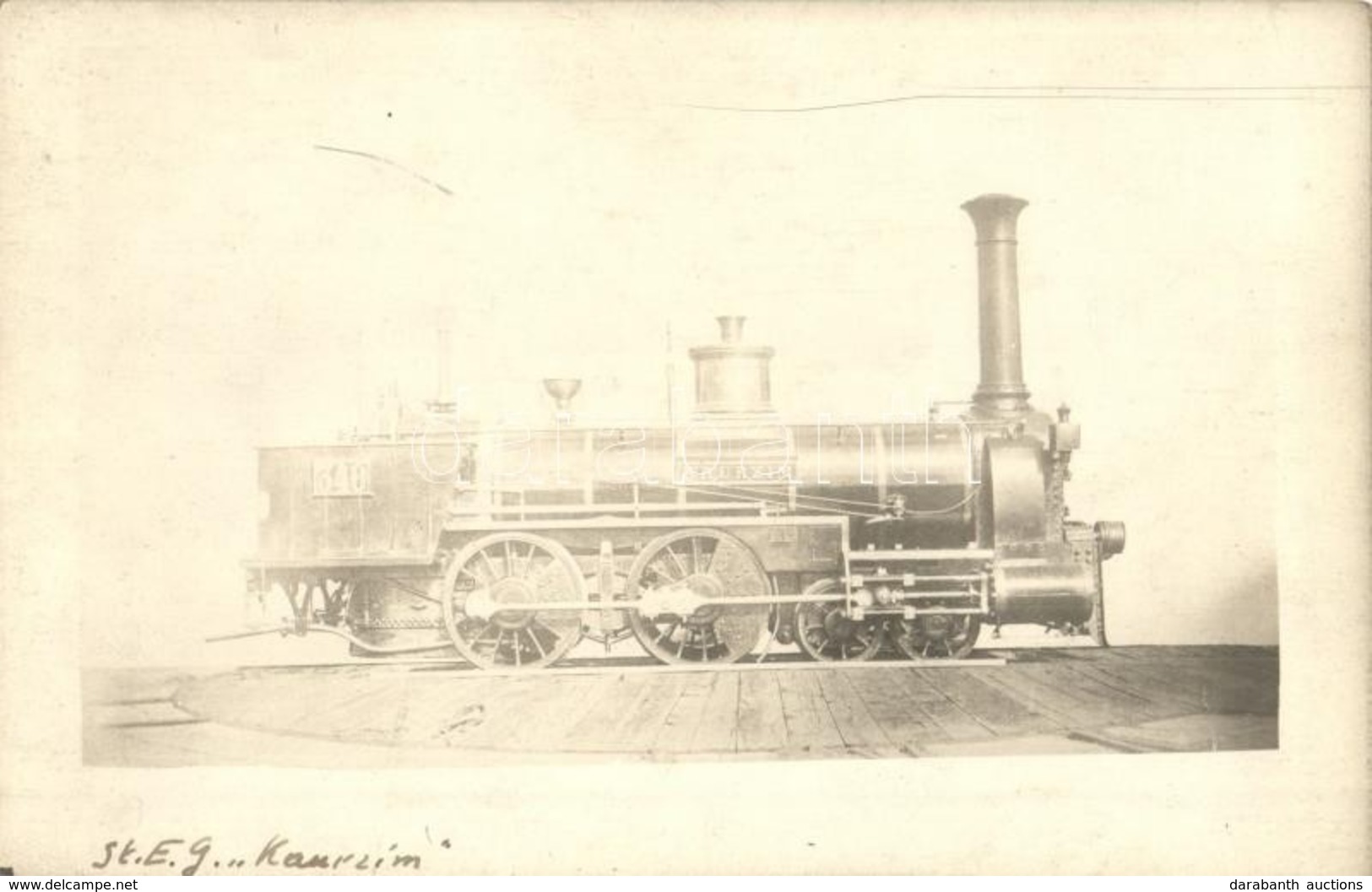 * T2 NStB Kaurzim, Cs. Kir. Északi Államvasút Gőzmozdonya / Austro-Hungarian Railways Locomotive, Photo - Zonder Classificatie