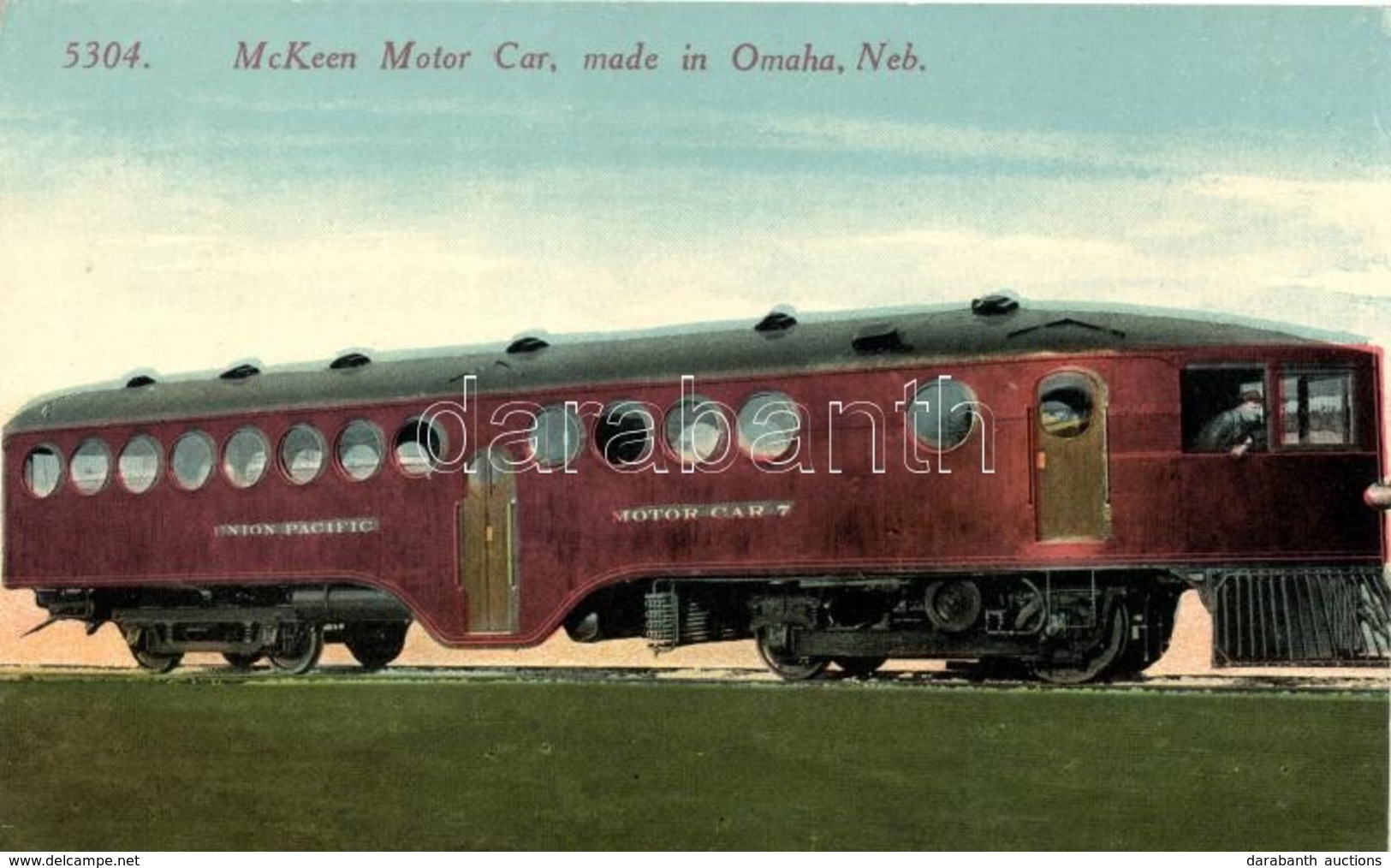 * T2 McKeen Motor Car, Made In Omaha, Union Pacific, Motor Car 7 - Zonder Classificatie