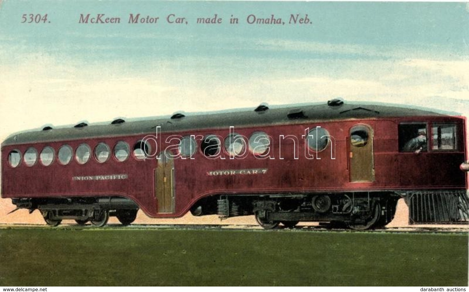 * T2 McKeen Motor Car, Made In Omaha, Union Pacific, Motor Car 7 - Unclassified