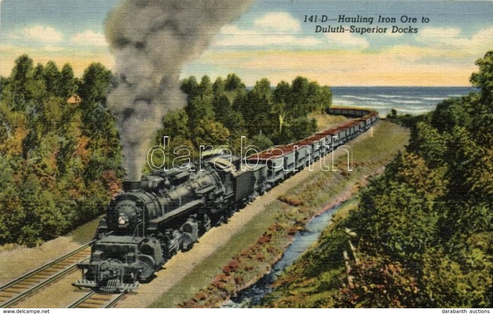 T2 Hauling Iron Ore To Duluth-Superior Docks, Locomotive - Unclassified