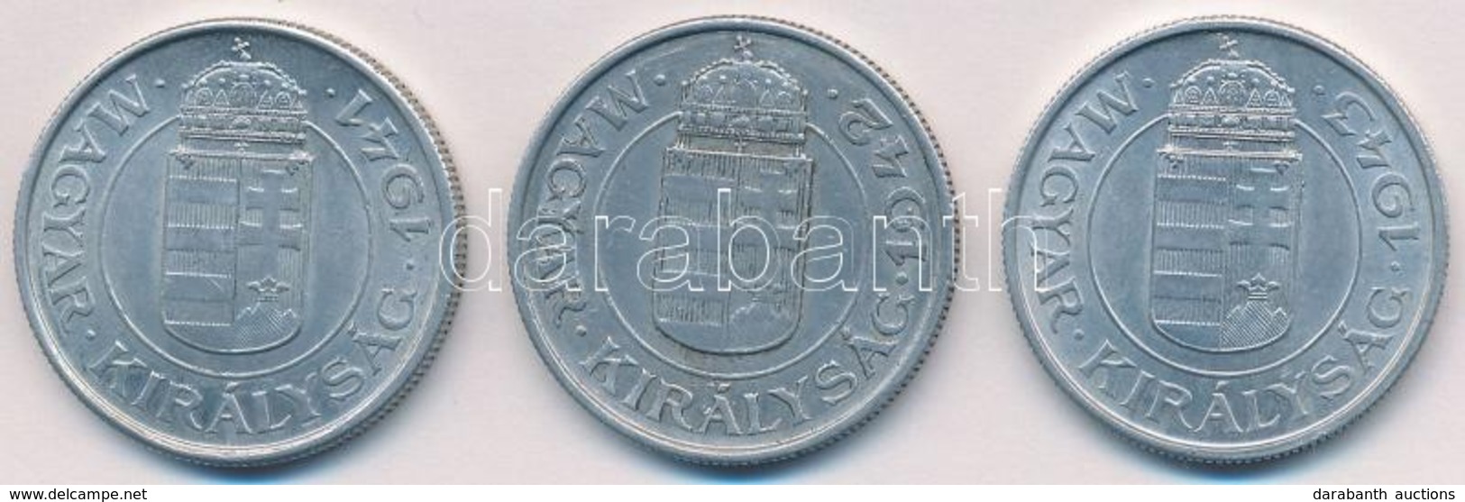 1941-1943. 2P Al (3xklf) Teljes Sor T:1-,2 - Zonder Classificatie