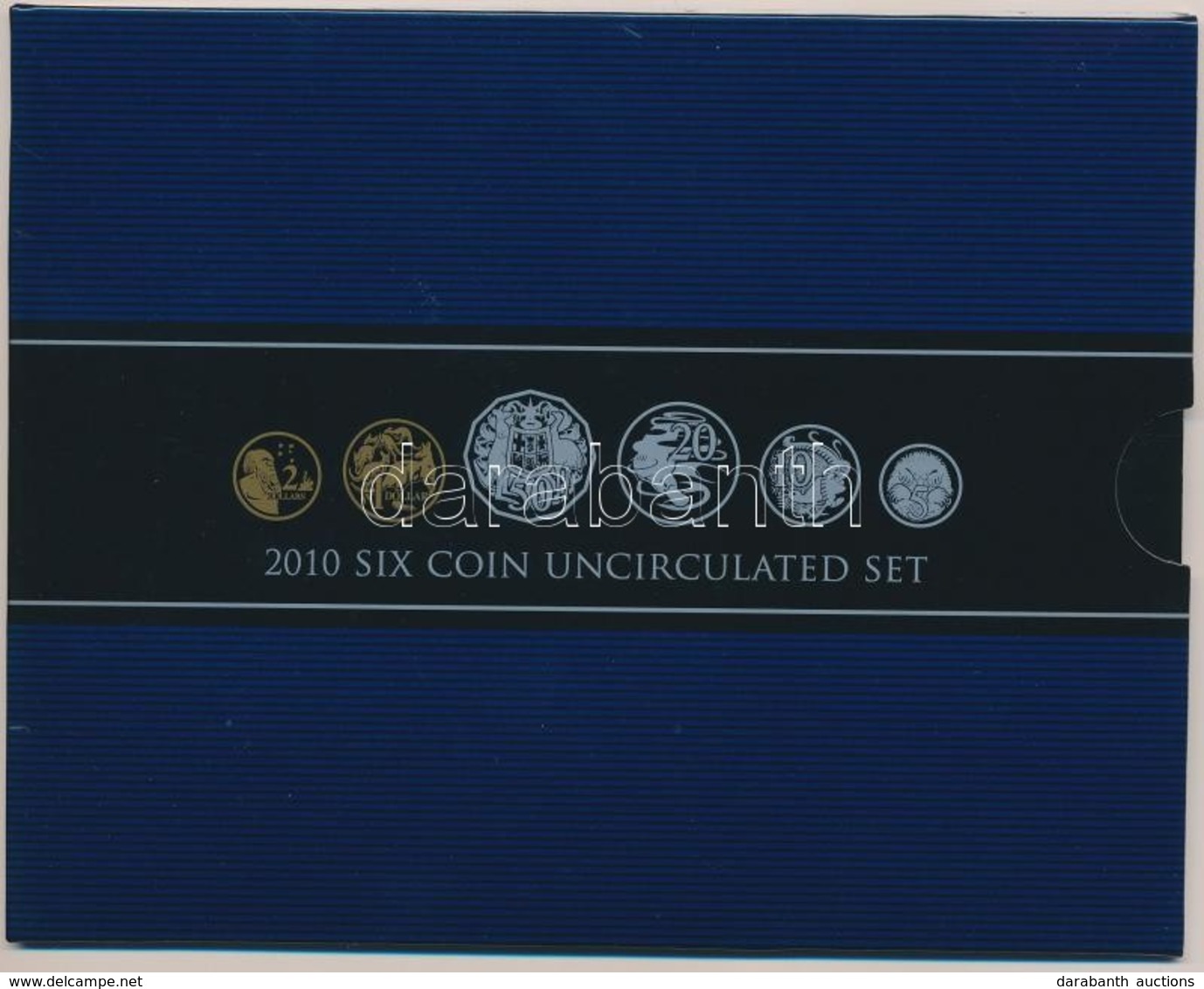 Ausztrália 2010. 5c-2$ (6xklf) Forgalmi Szett Karton Tokban T:1 
Australia 2010. 5c - 1 Dollar (6xklf) Coin Set In Cardb - Ohne Zuordnung