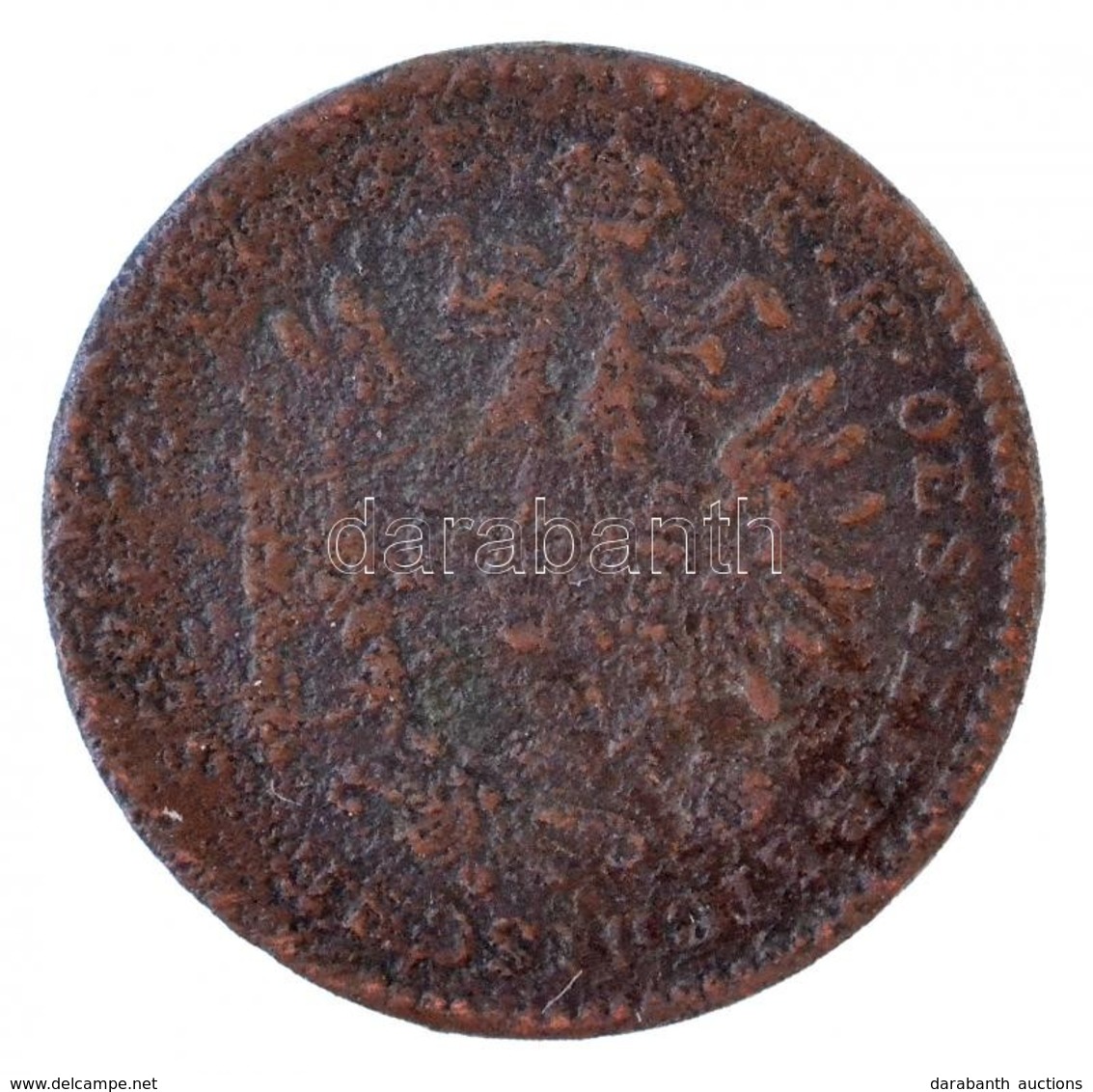 Ausztria 1858M 1kr Cu T:3 
Austria 1858M 1 Kreuzer Cu C:F 
Krause KM#2186 - Unclassified