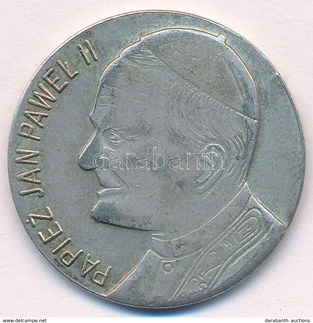Lengyelország DN 'II. János Pál' Fém Emlékérem (34mm) T:2
 Poland ND 'John Paul II' Commemorative Medallion (34mm) C:XF - Unclassified