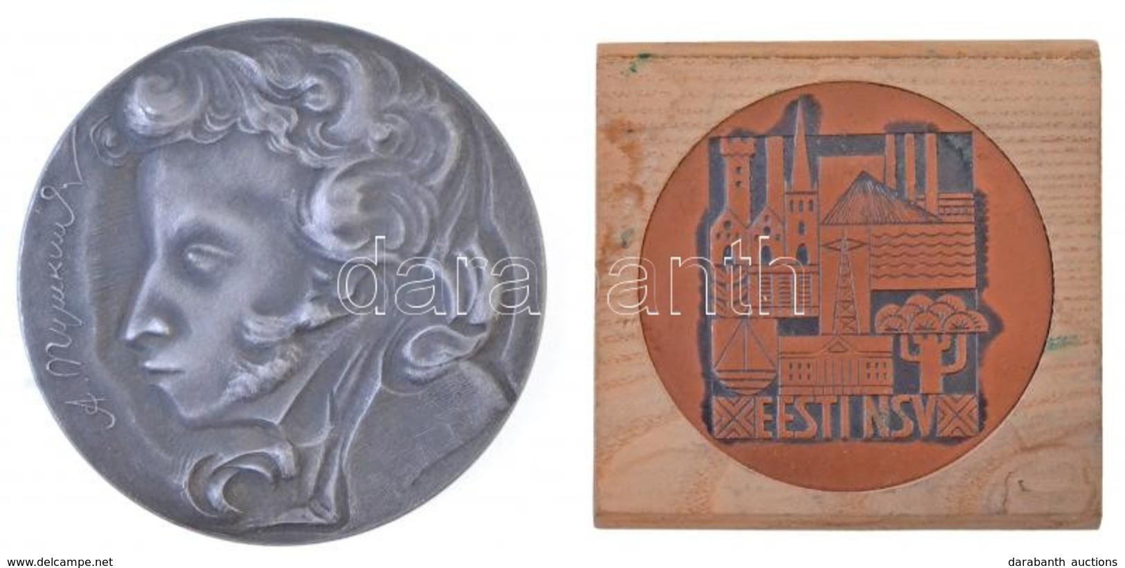 2db Klf Külföldi Emlékérem, Az Egyik Fa Alapon T:2
2pcs Of Diff Commemorative Medals, One On Wooden Base C:XF - Non Classés