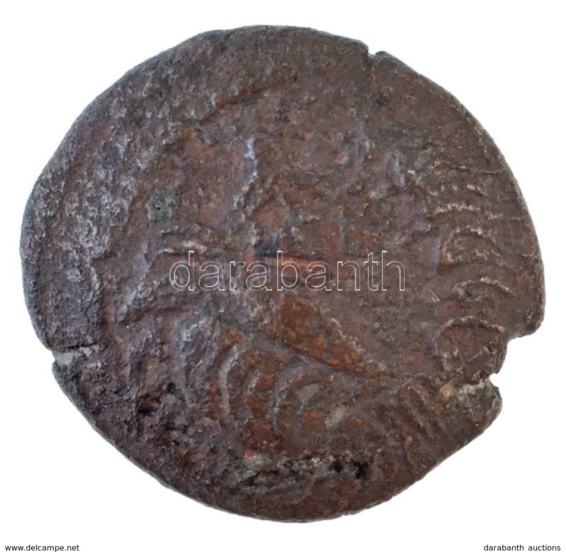 Kelták Kr. E. ~II. Század Br érme, Kapos-völgyi Típus (8,16g) T:2-,3
Celtic Tribes ~2nd Century BC Br Coin, Kapos-völgy  - Unclassified