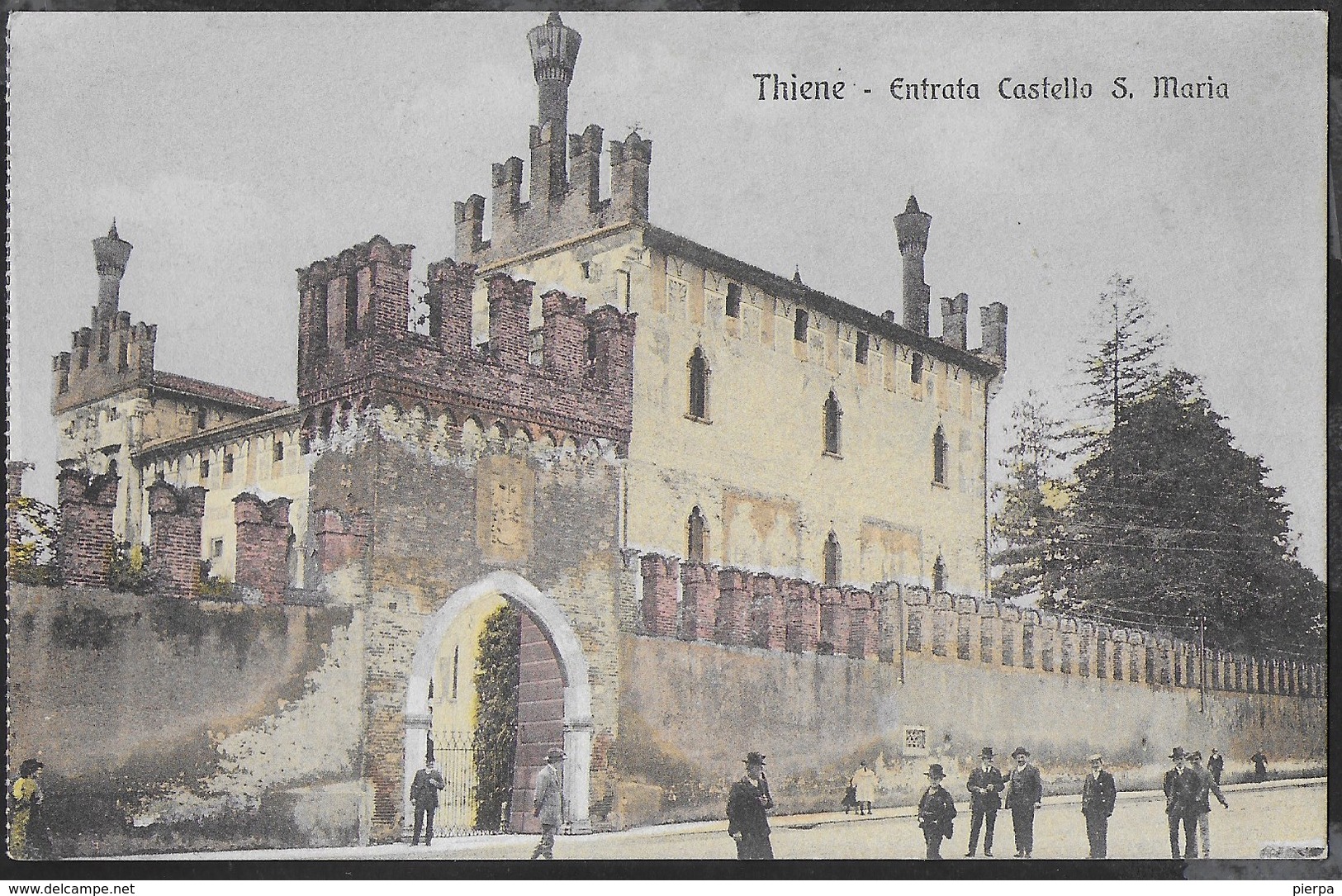 CASTELLO S. MARIA - THIENE FORMATO PICCOLO COLORATA -ANIMATA - Castelli