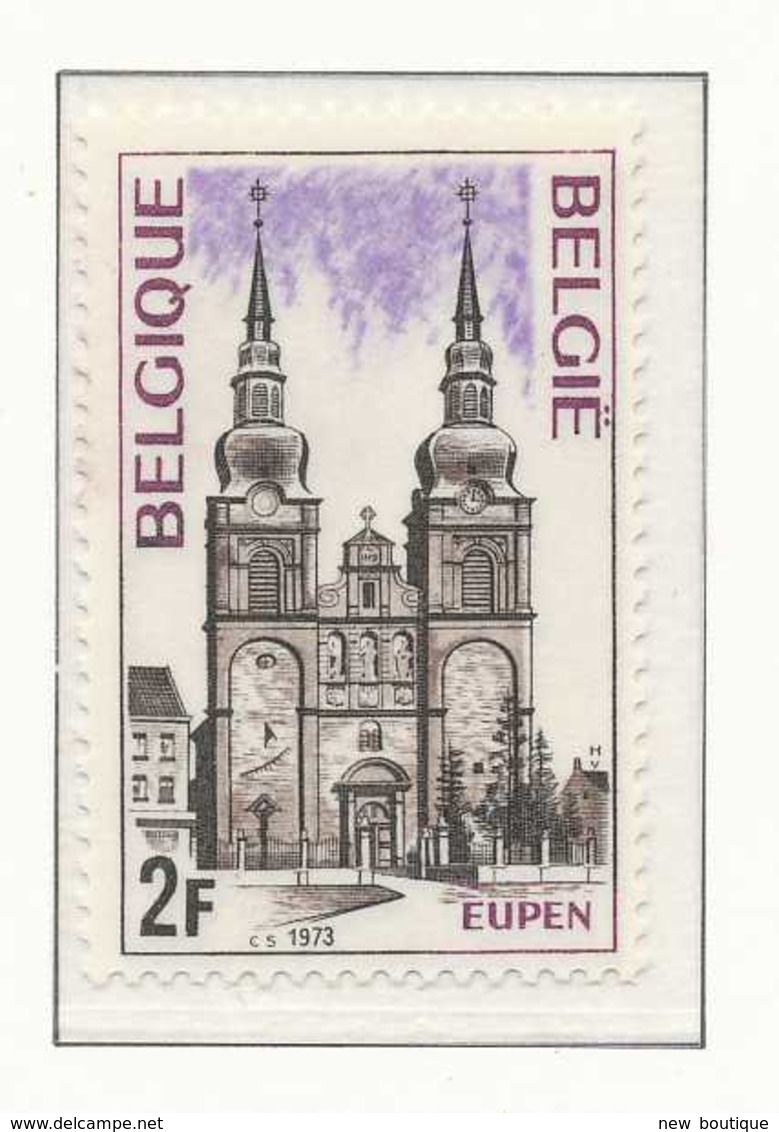 NB - [151141][1685] Belgique 1973, Tourisme, Eupen, église St Nicolas, SNC - Eglises Et Cathédrales