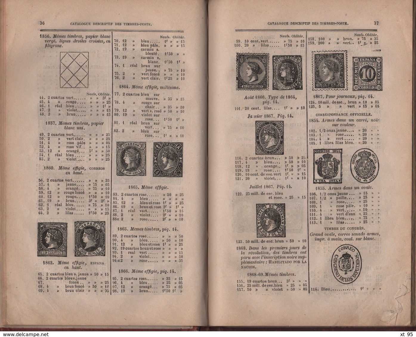 Catalogue Timbres Poste - Arthur Maury - 1875 - 112 Pages - Frais De Port 2.50€ - Altri & Non Classificati