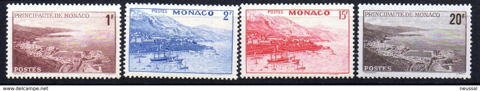 Sellos 256/7 Y 262/3 Only Ship Monaco - Boten