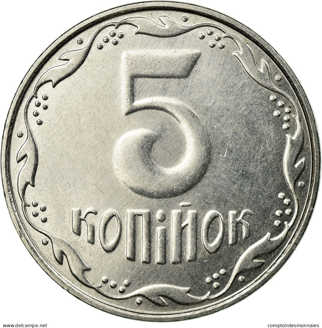 Monnaie, Ukraine, 5 Kopiyok, 2010, Kyiv, SUP, Stainless Steel, KM:7 - Oekraïne