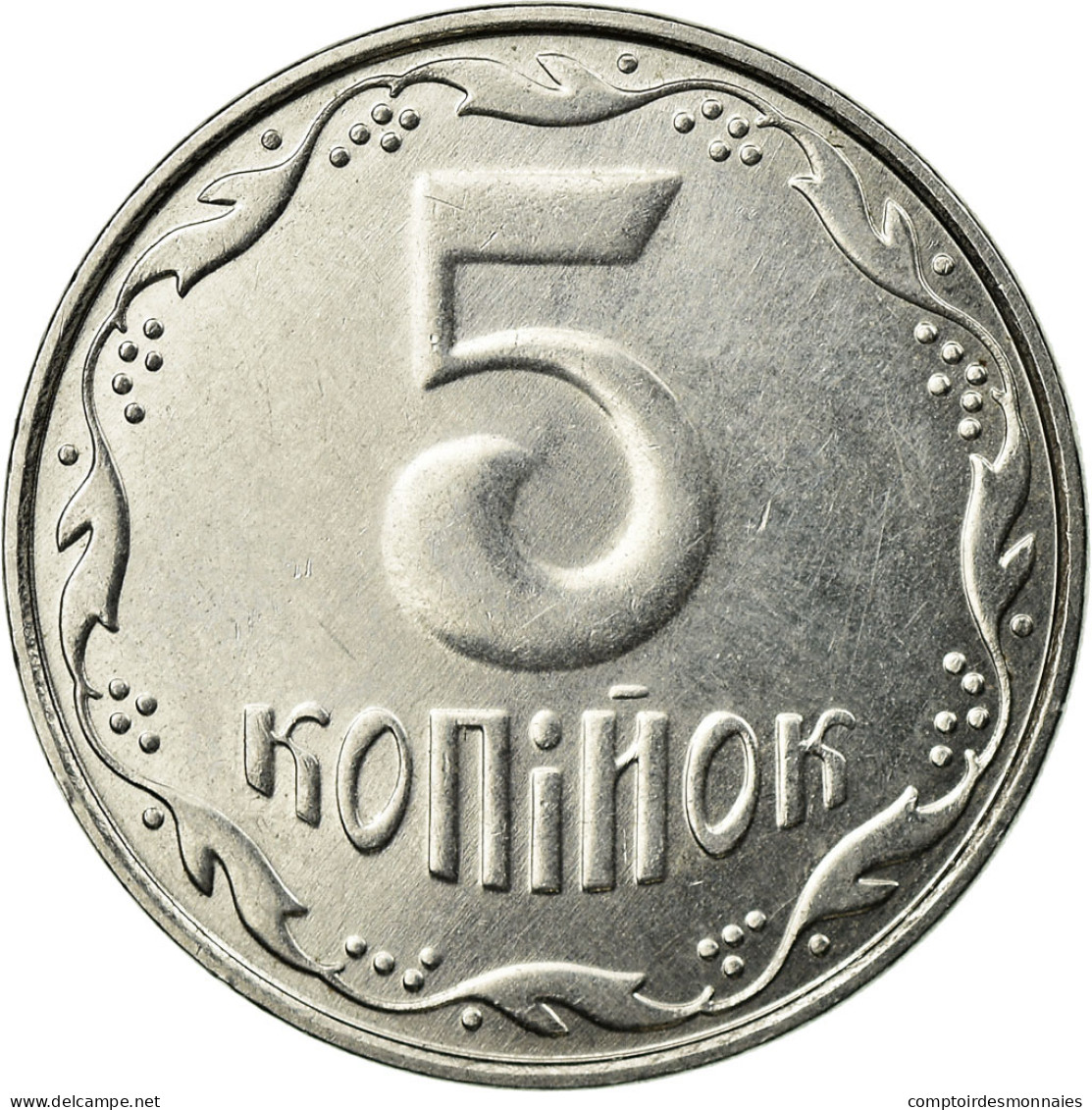Monnaie, Ukraine, 5 Kopiyok, 2010, Kyiv, SUP, Stainless Steel, KM:7 - Ucraina