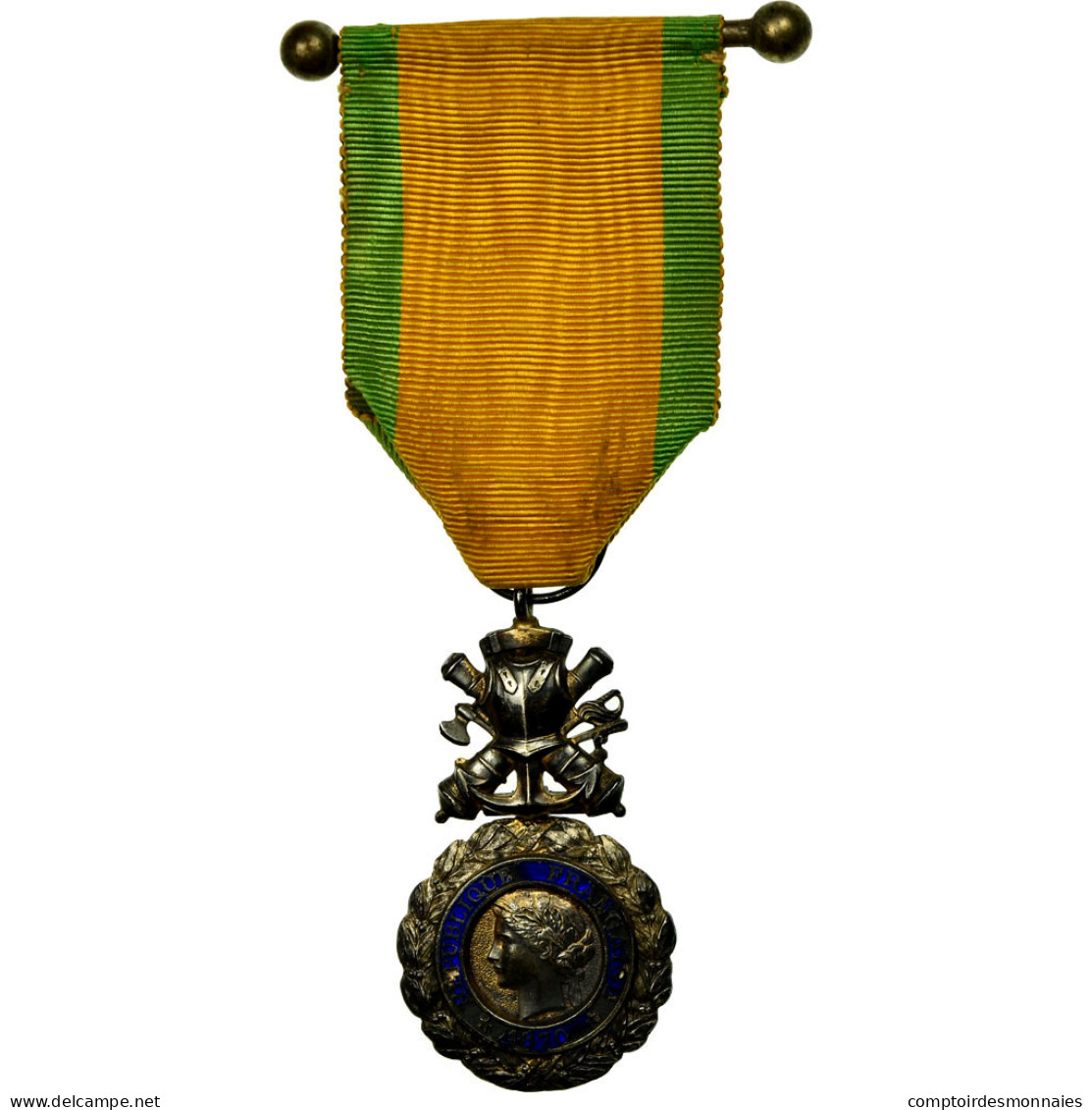 France, Troisième République, Valeur Et Discipline, Médaille, 1870, Excellent - Autres