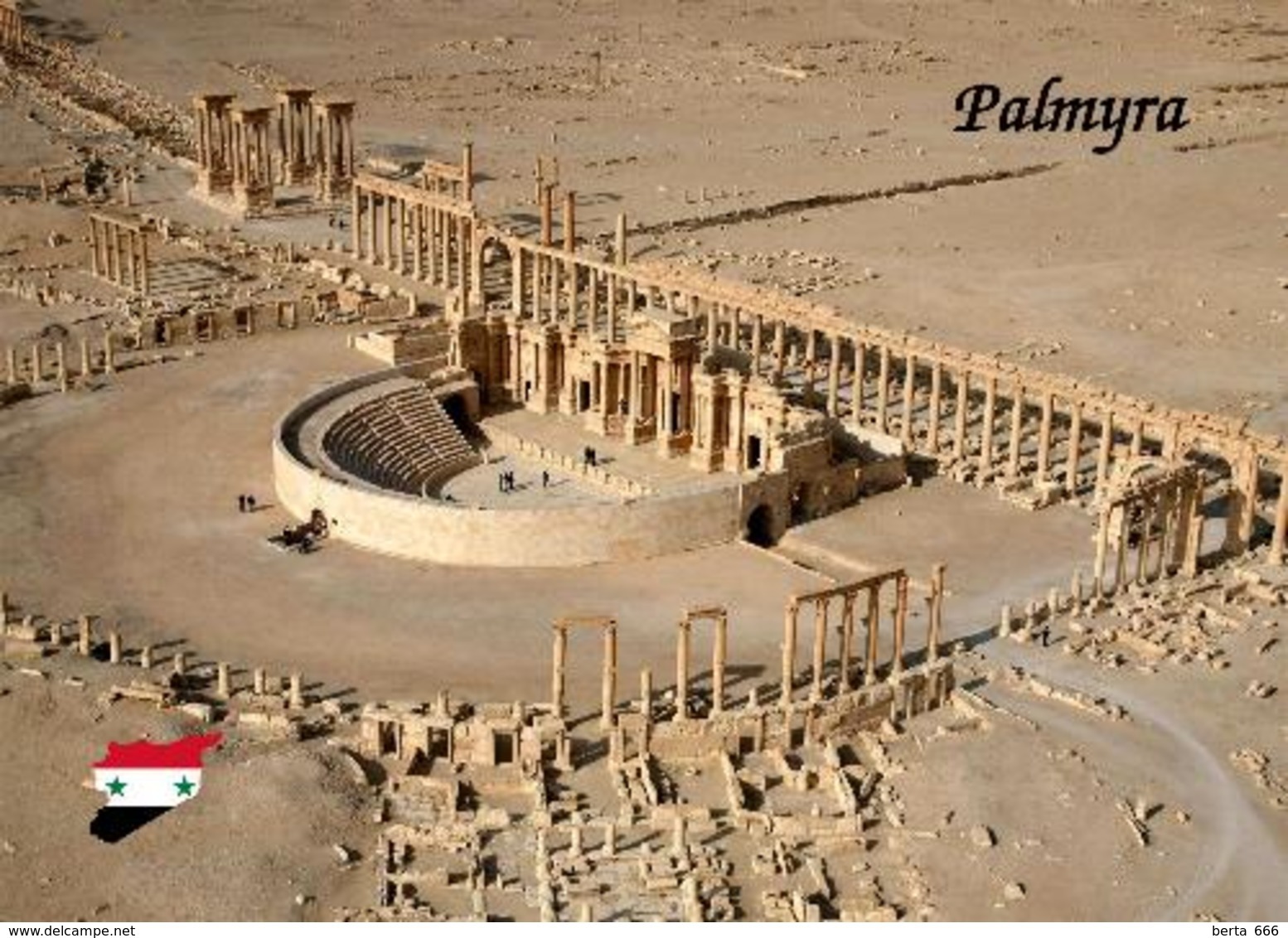 Syria Palmyra Aerial View UNESCO New Postcard Syrien AK - Syrien