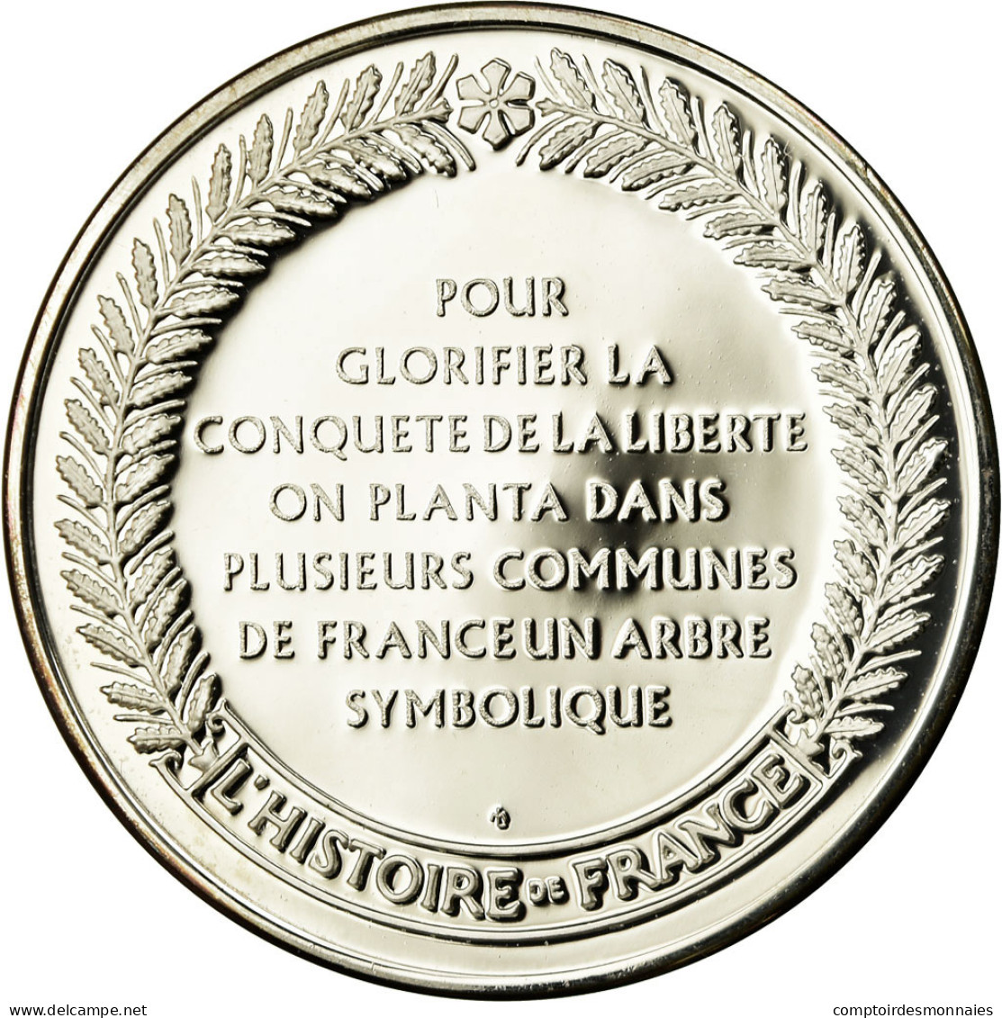 France, Médaille, Seconde République, L'Arbre Symbolique De La Liberté, FDC - Autres & Non Classés