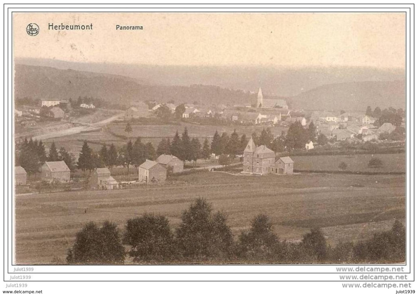 HERBEUMONT ..-- Panorama .  1908 Vers ANVERS . - Herbeumont