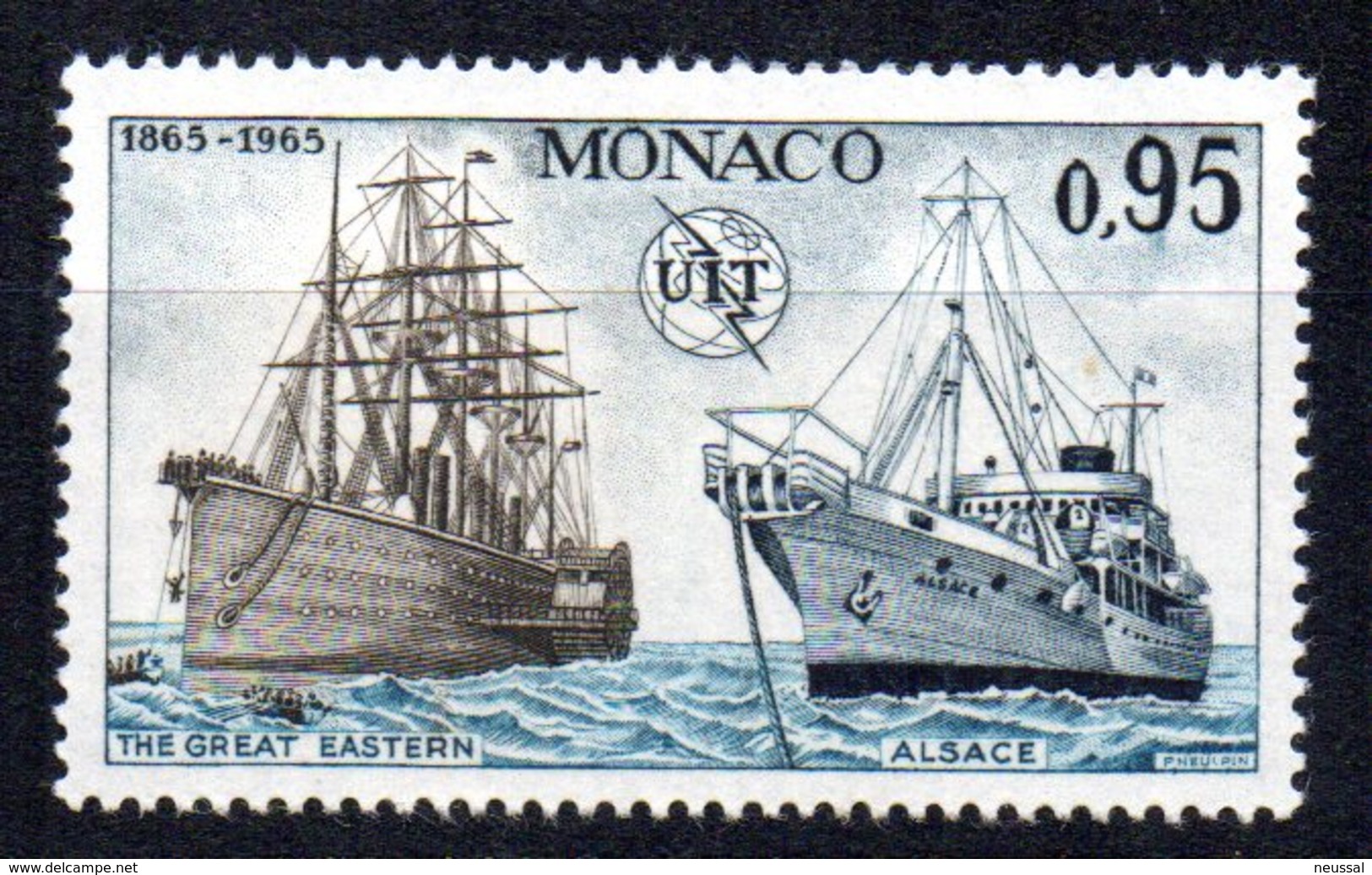 Sello  Nº 673   Monaco - Barcos