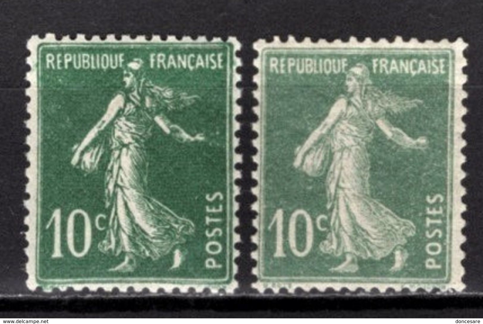 FRANCE 1919/1921 -  Y.T. N° 159 X 2 NUANCES - NEUFS** - Neufs
