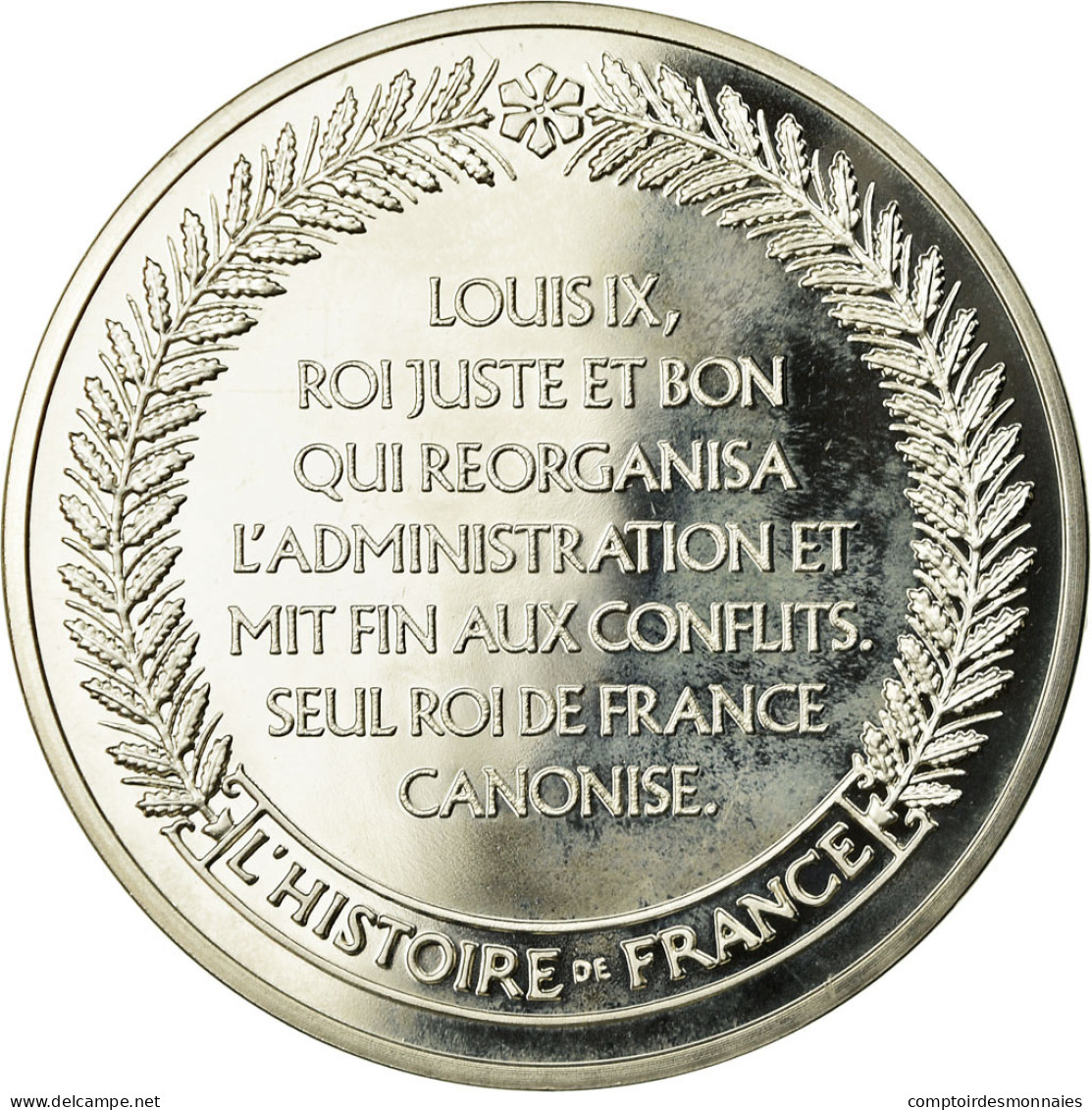 France, Médaille, Saint-Louis Débarque En Egypte, FDC, Argent - Autres & Non Classés