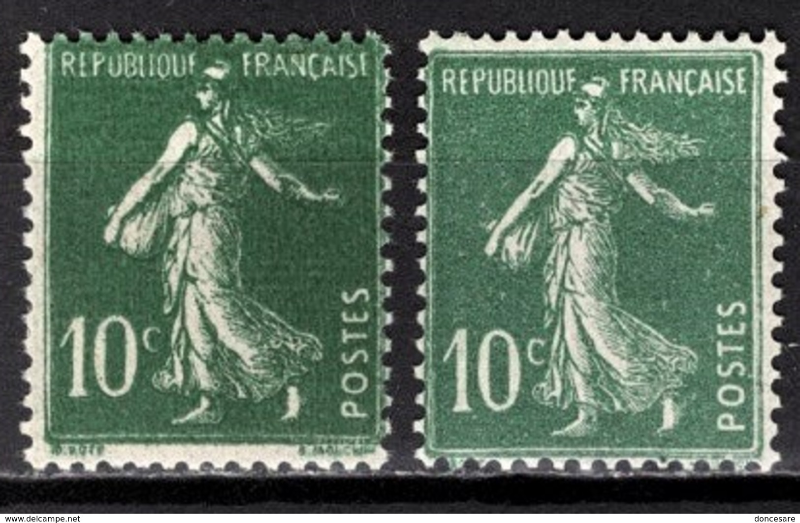 FRANCE 1919/1921 -  Y.T. N° 159 X 2 NUANCES - NEUFS** - Nuevos