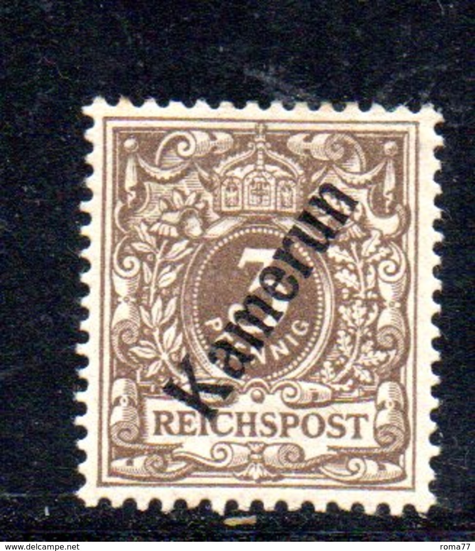 APR482 - KAMERUN CAMERUN 1896 , Yvert N. 1 * Linguella Forte  (2380A). - Camerun