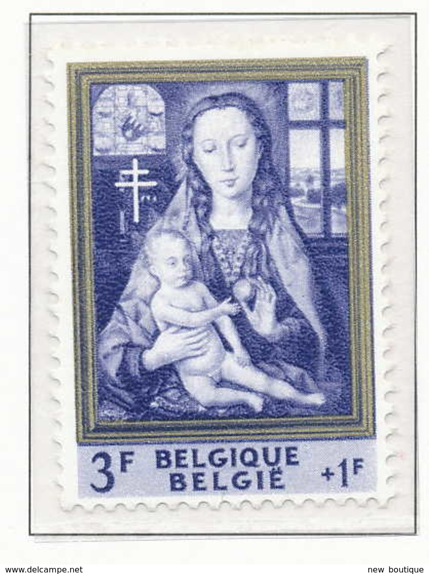 NB - [150055][1202] Belgique 1961, ANTITUBERCULEUX, La Vierge à La Pomme, Tableaux De Hans Memling, SNC - Autres & Non Classés