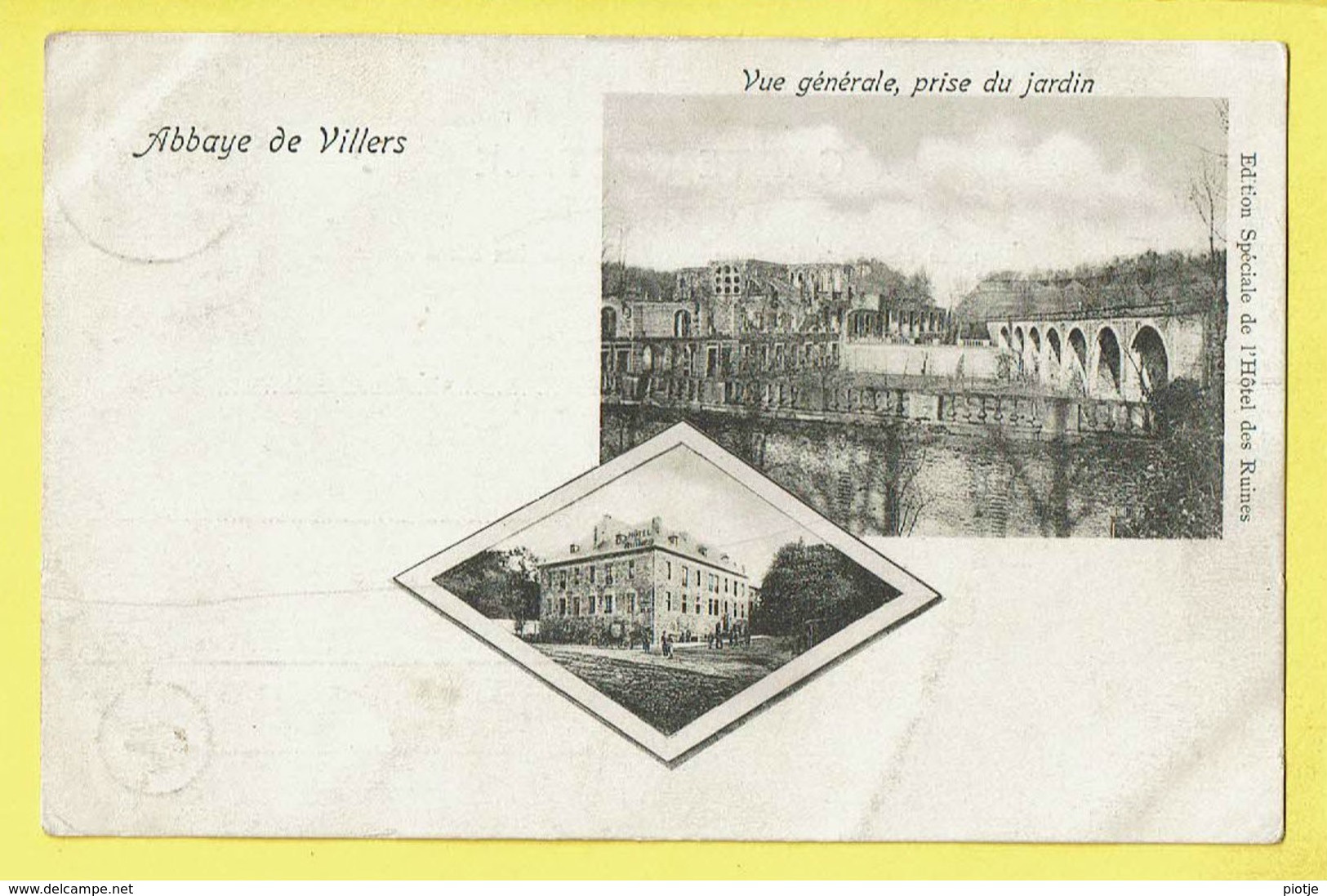 * Villers La Ville (Waals Brabant - Wallonie) * (Edition Spéciale De L'hotel Des Ruines) Abbaye De Villers, Vue Générale - Villers-la-Ville
