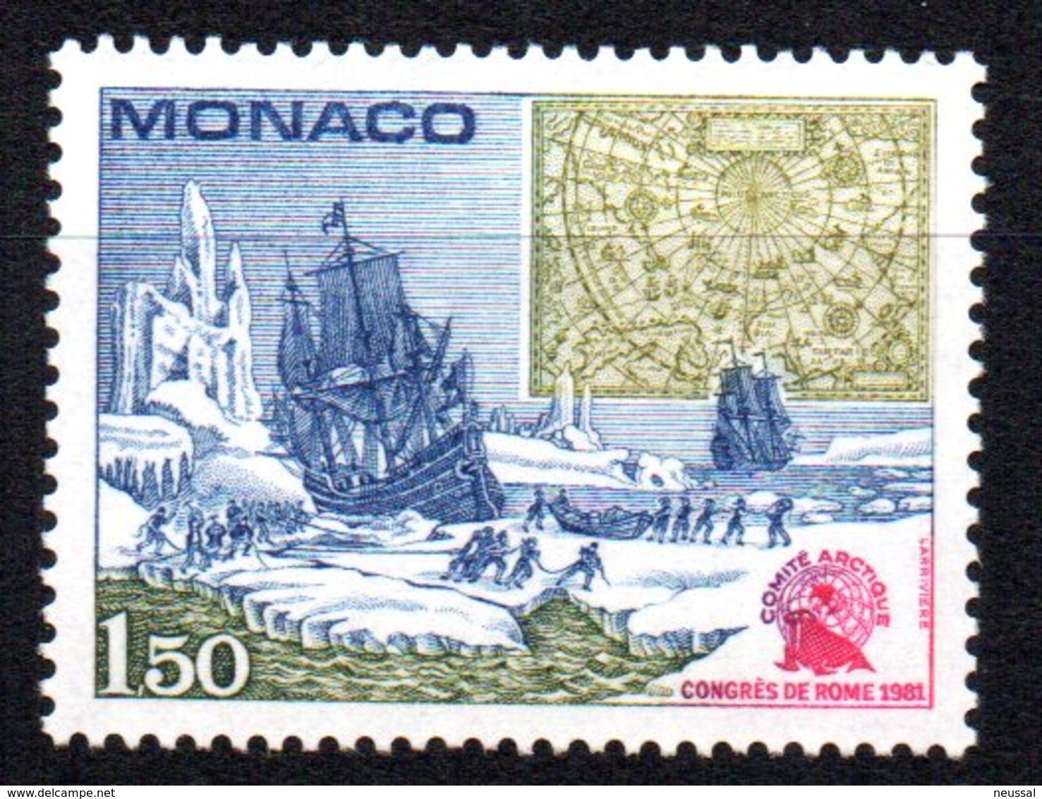Sello Nº 1301  Monaco - Barcos