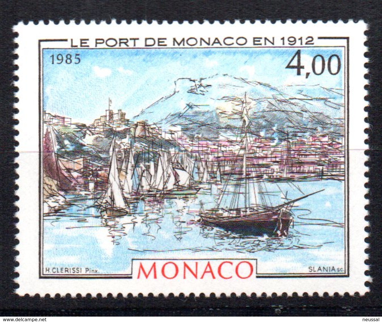 Sello Nº 1492  Monaco - Schiffe