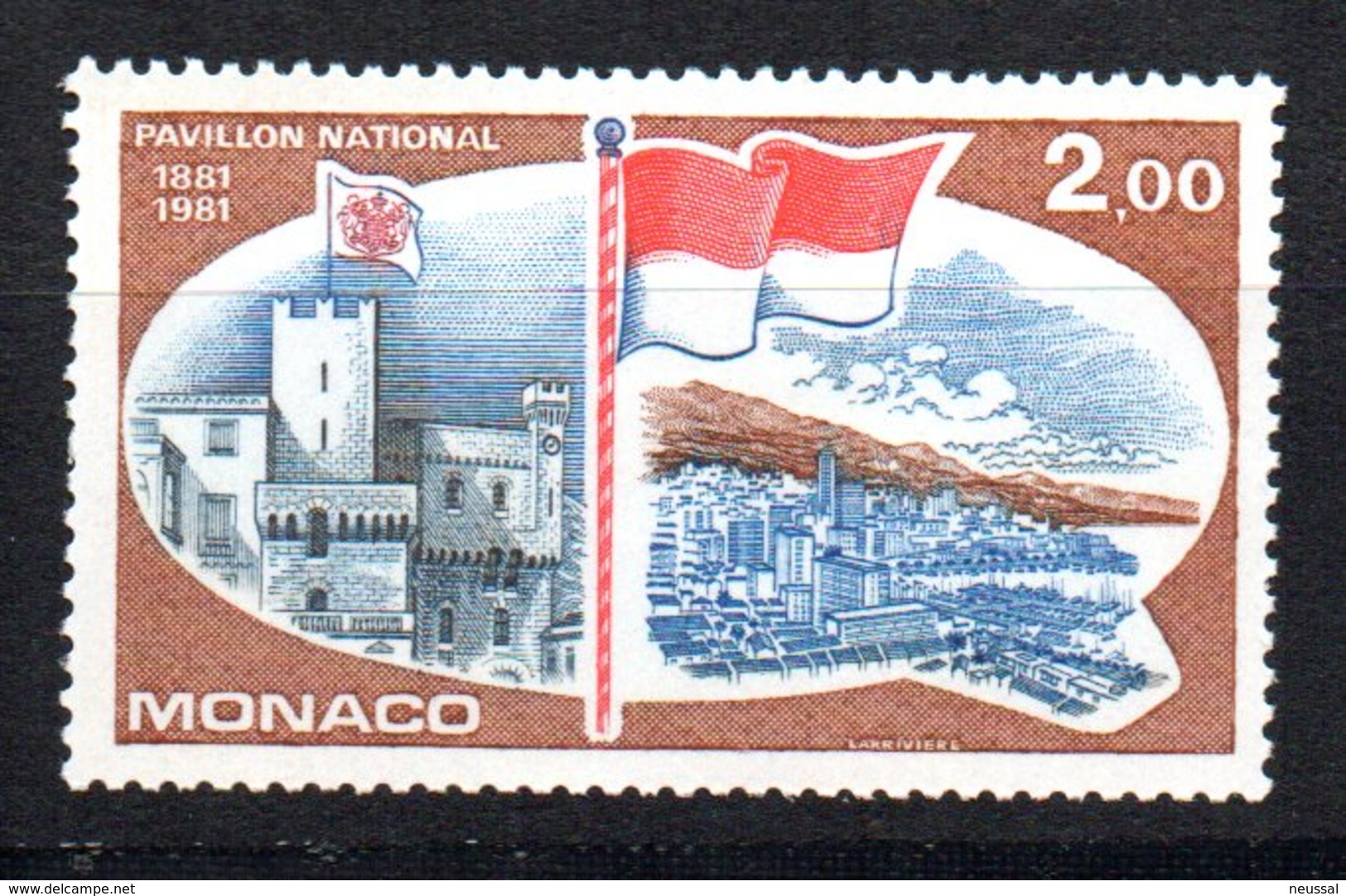 Sello  Nº 1277  Monaco - Barcos