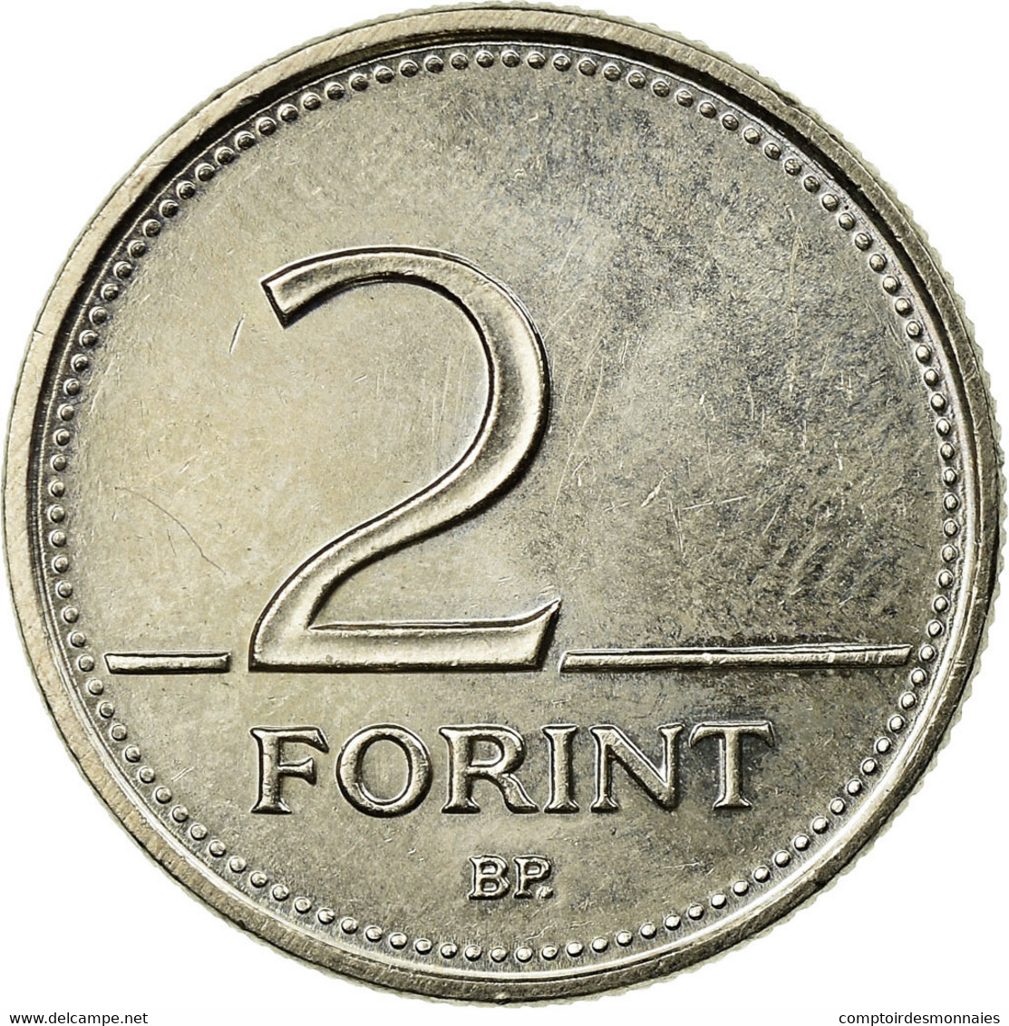 Monnaie, Hongrie, 2 Forint, 2007, Budapest, TTB, Copper-nickel, KM:693 - Hongrie