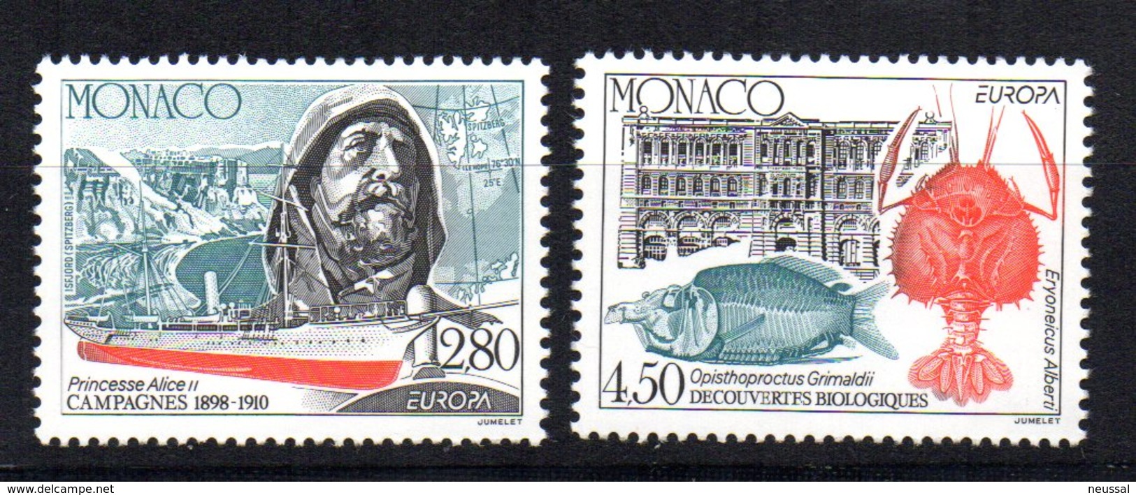 Serie  Nº 1935/6   Monaco - Barcos