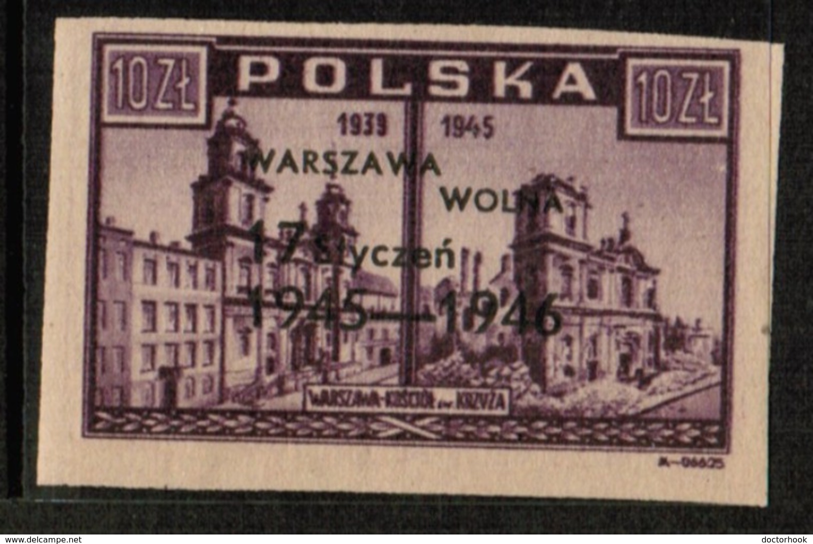 POLAND  Scott # 388* VF MINT LH (Stamp Scan # 489) - Unused Stamps