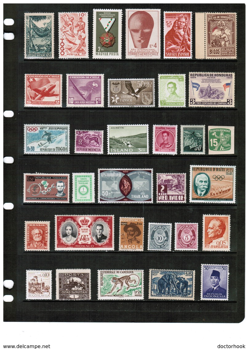 WORLDWIDE---Collection Of MINT NEVER HINGED DL-679 - Collections (without Album)