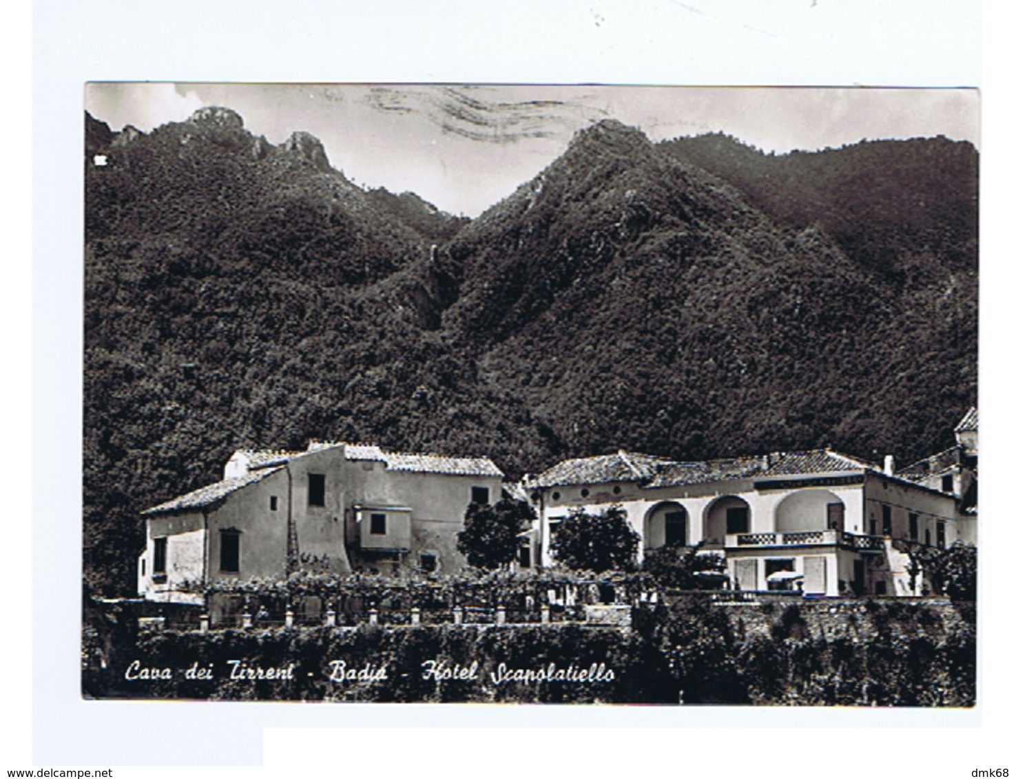 CAVA DE TIRRENI ( SALERNO ) BADIA - HOTEL SCAPOLATIELLO - EDIZ. METONTI - 1959  (3230) - Cava De' Tirreni